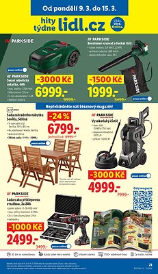 akční leták Lidl 9.3.2026-15.3.2026