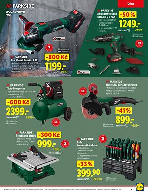 akční leták Lidl 9.3.2026-22.3.2026