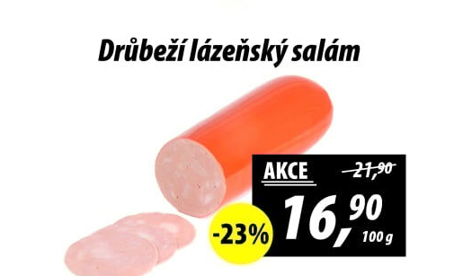 Salám drůbeží lázeňský