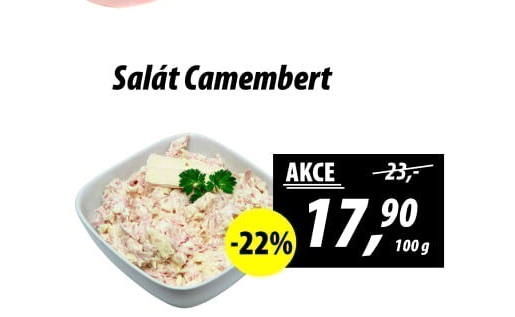Salát camembert