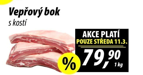 Vepřový bok s kostí