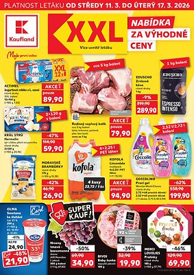 akční leták Kaufland 11.3.2026-17.3.2026