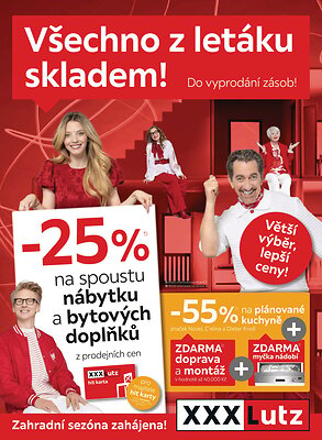 akční leták XXXLutz 9.3.2026-22.3.2026