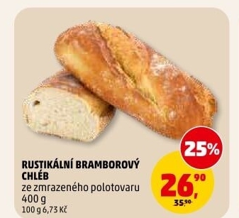 Chléb bramborový rustikální