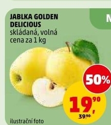 Jablka Golden Delicious