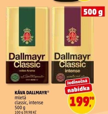 Mletá káva Classic Dallmayr