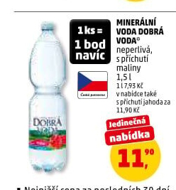 Ochucená voda Dobrá voda
