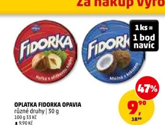 Oplatky Fidorka Opavia