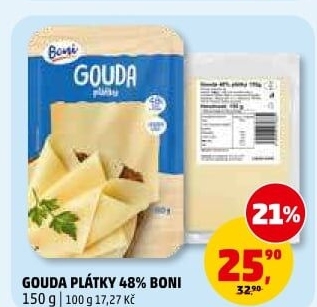 Sýr Gouda 48% Boni