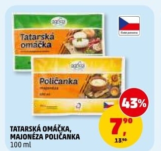 Tatarská omáčka Agricol