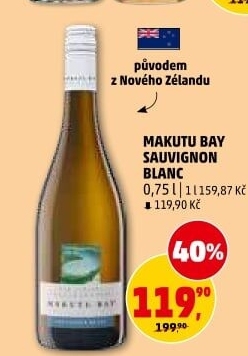 Víno Sauvignon Blanc Makutu Bay
