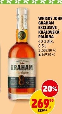 Whisky John Graham Exclusive Královská palírna