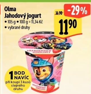Ochucený jogurt Olma