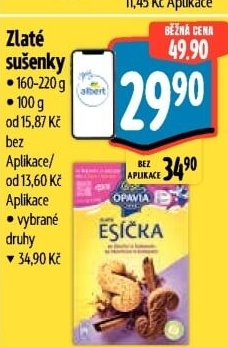 Sušenky Zlaté Opavia - boxy