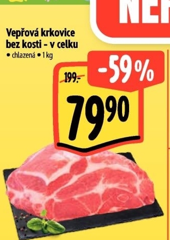 Vepřová krkovice bez kosti