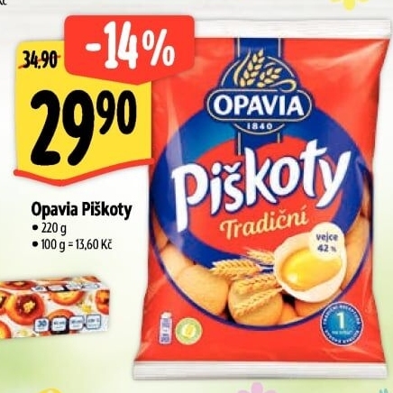 Piškoty Opavia