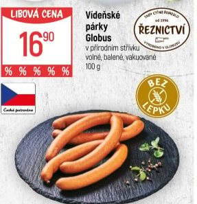 Párky vídeňské Globus