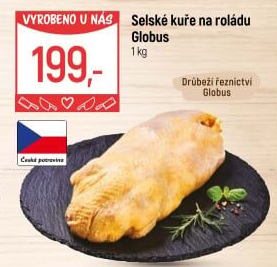 Selské kuře na roládu Globus