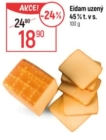 Sýr Eidam uzený 45%