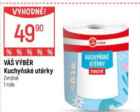 Utěrky kuchyňské 2vrstvé XXL Váš Výběr
