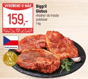 Vepřová plec marinovaná Biggril Globus