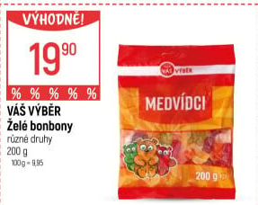 Bonbony želé Váš Výběr