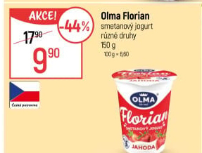 Jogurt smetanový Florian Olma