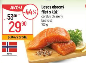 Losos obecný filety