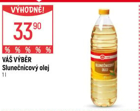 Olej slunečnicový Váš Výběr
