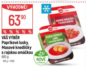 Paprikové lusky plněné s rajskou omáčkou Váš Výběr