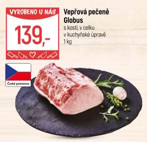 Vepřová pečeně s kostí Globus