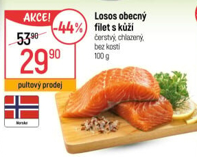 Losos obecný filety