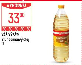 Olej slunečnicový Váš Výběr