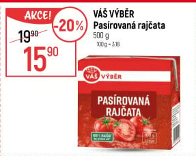 Pasírovaná rajčata Váš Výběr