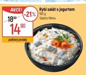 Salát rybí s jogurtem