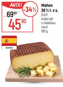 Sýr Mahon 38 % Nuestrum