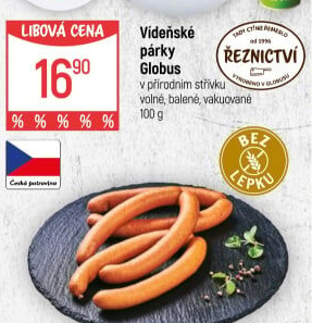 Párky vídeňské Globus