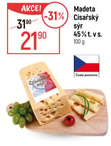 Sýr Císářský 45% Madeta