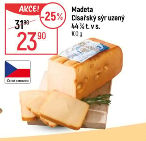 Sýr Císařský uzený Madeta