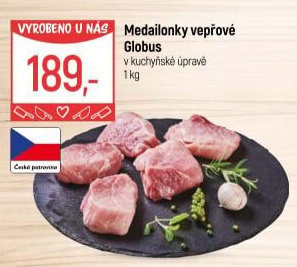 Vepřové medailonky Globus
