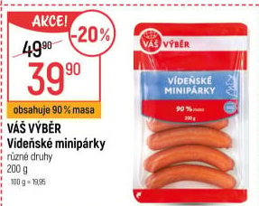 Vídeňské minipárky Váš Výběr