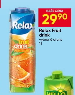 Nápoj Fruit drink Relax