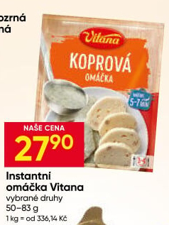 Omáčky instantní Vitana