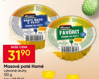 Paštiky Hamé