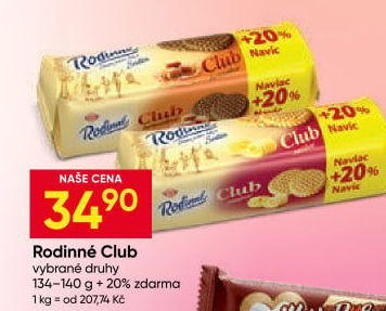Sušenky Rodinné Club Sedita