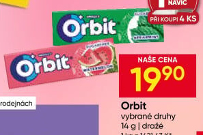 Žvýkačky Orbit