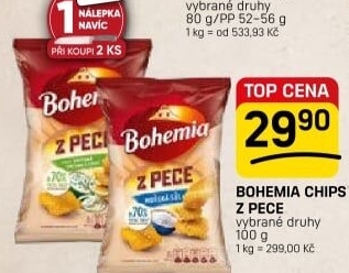 Chipsy Z pece Bohemia Chips