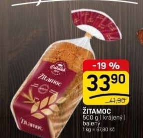 Chléb Žitamoc Odkolek