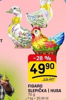 Čokoládová slepička Figaro
