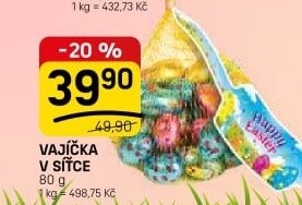Čokoládová vajíčka